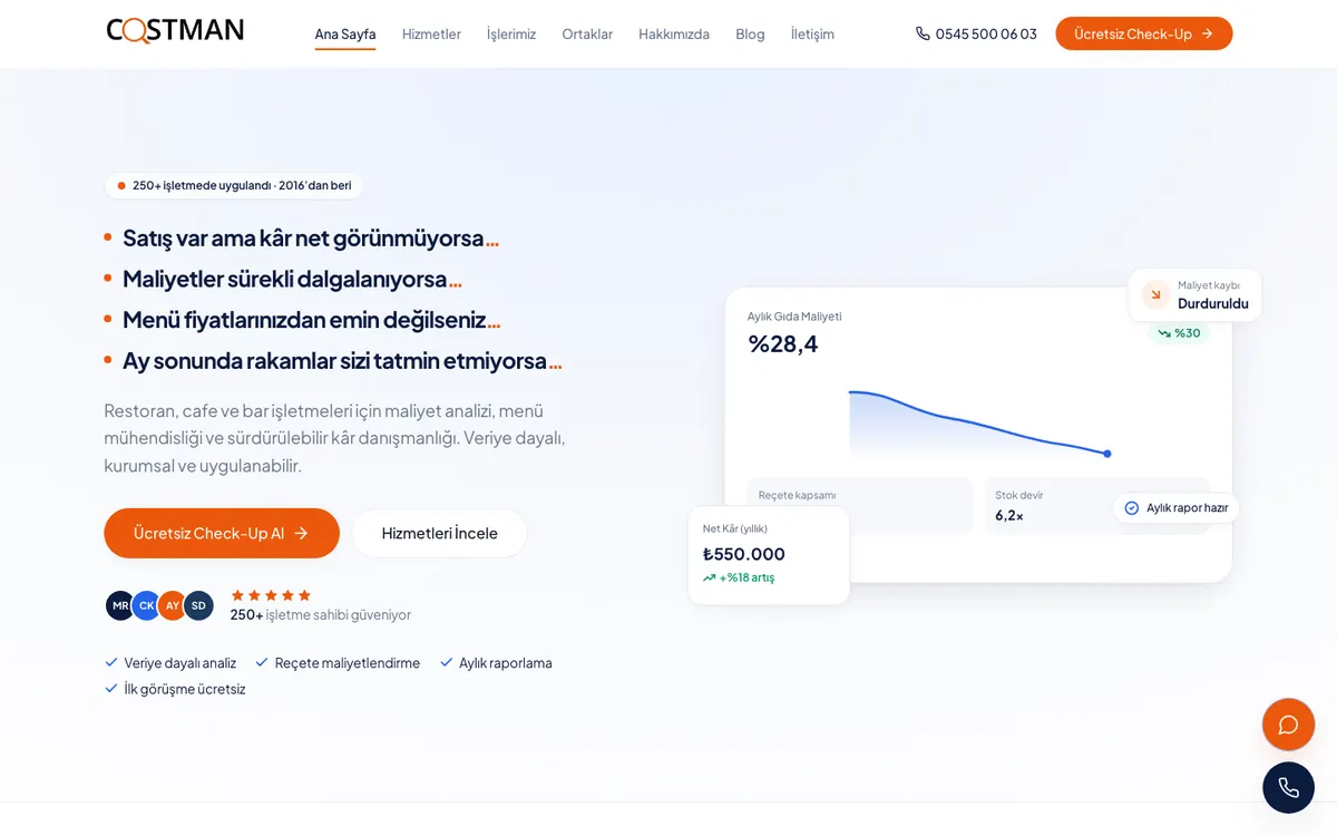 Costman — Corporate Website