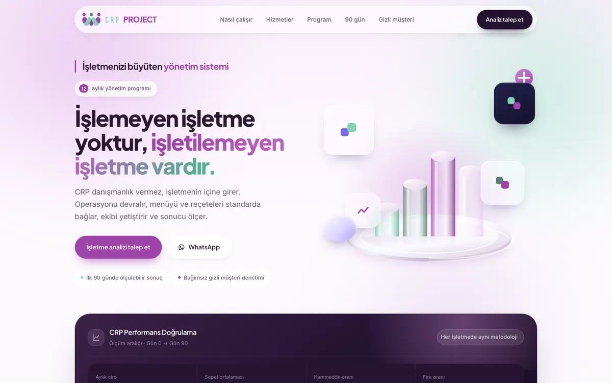 CRP Project — Corporate Website